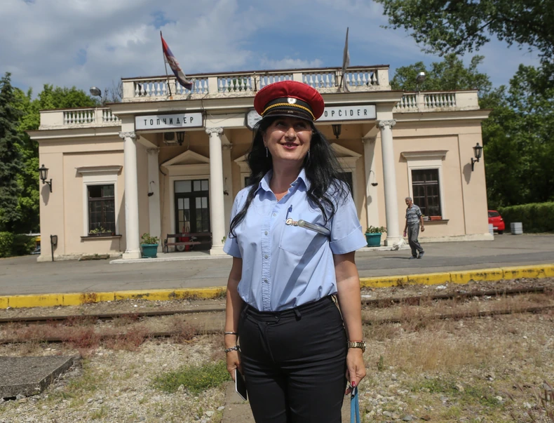 Otpravnica vozova se obradovala poseti ekipe "Blica"