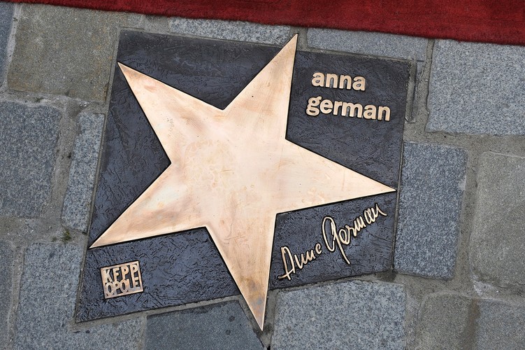 Gwiazda Anny German w opolskiej Alei Gwiazd Polskiej Piosenki