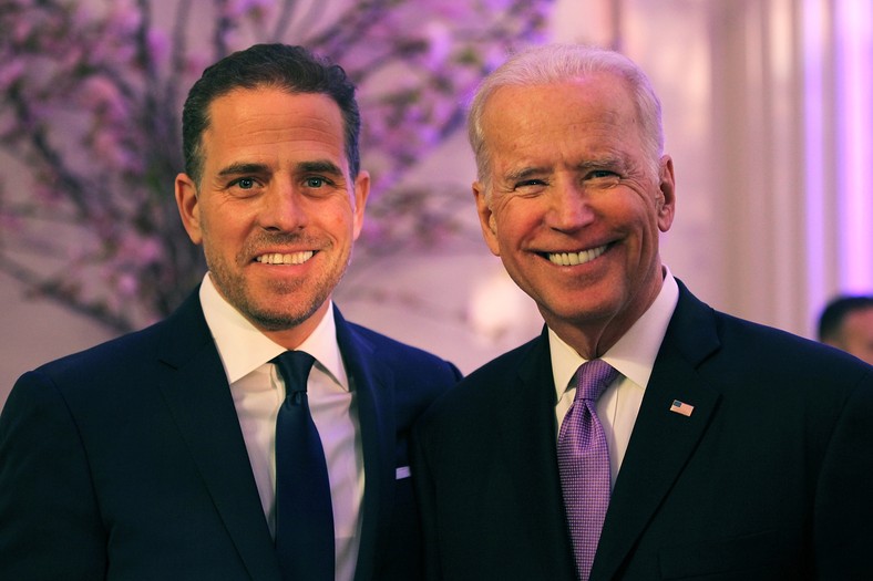 Hunter Biden z ojcem Joe Bidenem