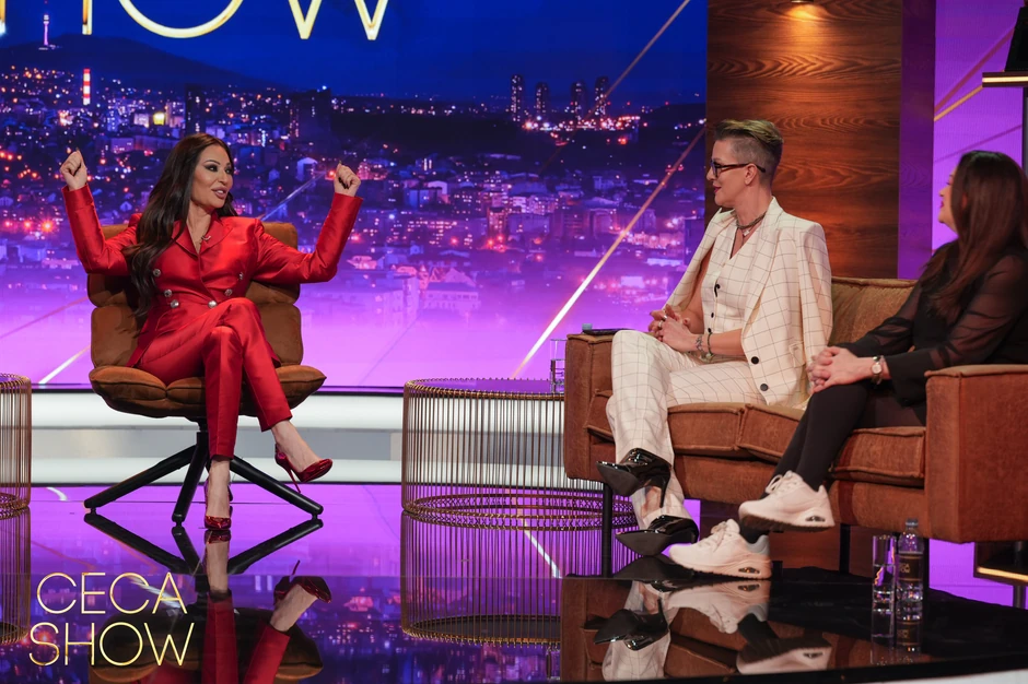 "Ceca show", gosti Tijana Dapčević, Ivana Peters i Zorana Pavić