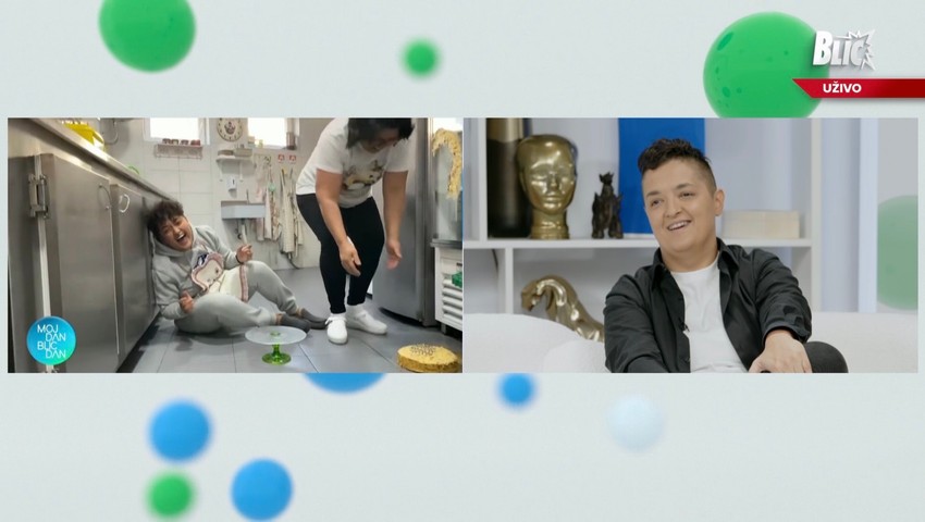 Marija Šerifović u emisiji "Blic dan"