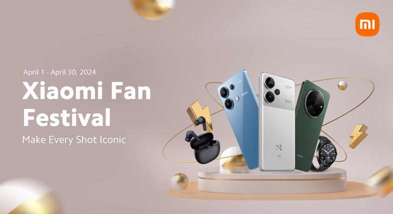 Unlock your April must-haves at the Xiaomi fan festival!