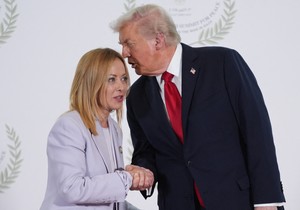 Đorđa Meloni i Donald Tramp