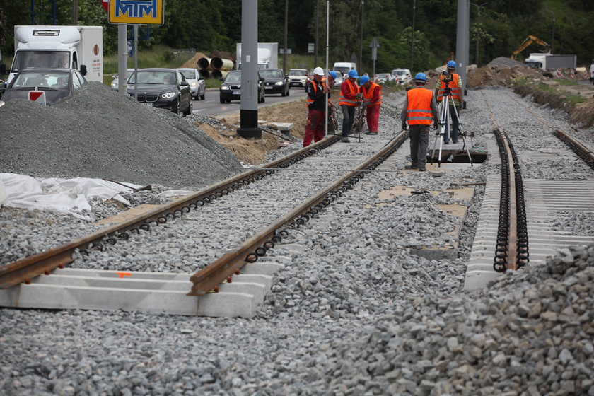 budowa linii tramwajowej na Morenę