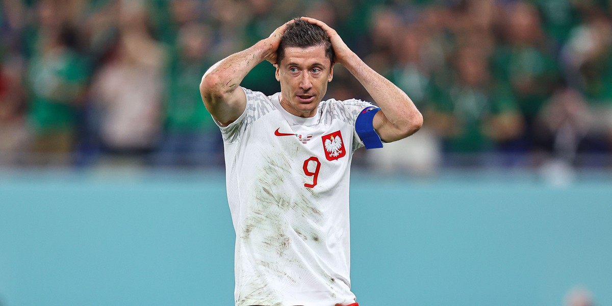 Robert Lewandowski nie będzie miło wspominał meczu z Meksykiem