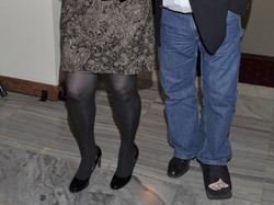 Za krótka, za obcisła! Nieudana stylizacja Lidii Owsiak