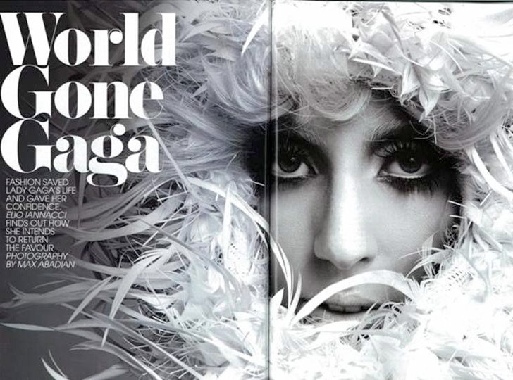 Lady GaGa w grudniowym magazynie "Flare"