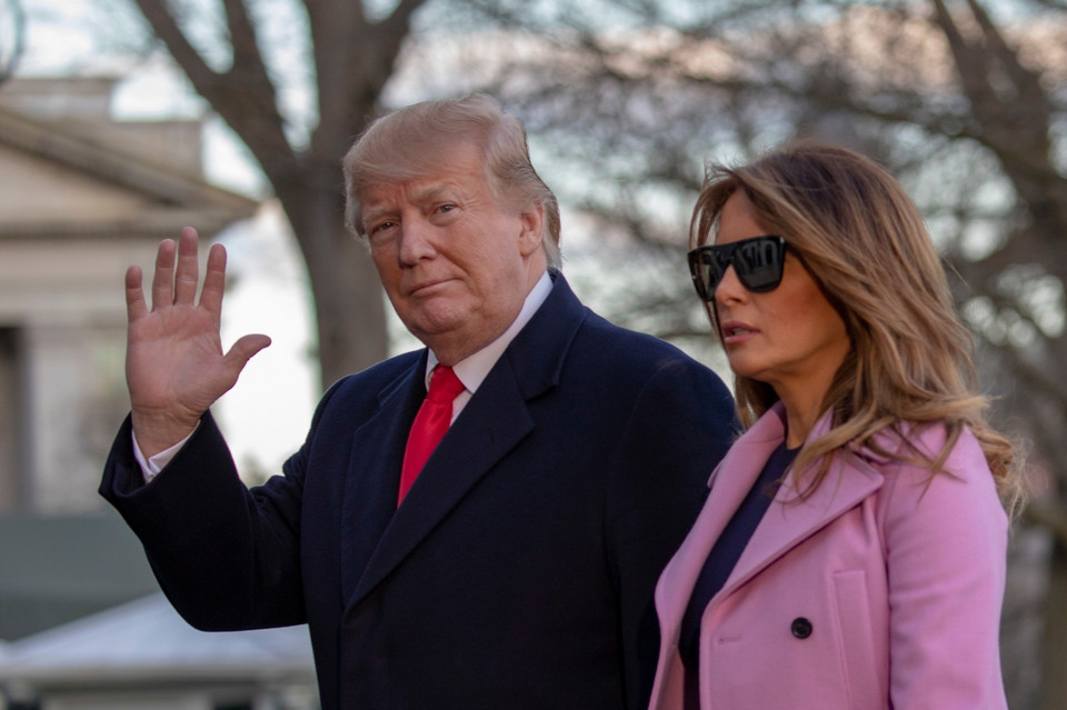 Melania Trump w zwykłych dżinsach. Jak się wam podoba ten zestaw?