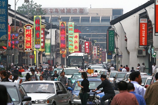 Korek uliczny w Szanghaju, październik 2011, fot. Hung Chung Chih/Shutterstock.com