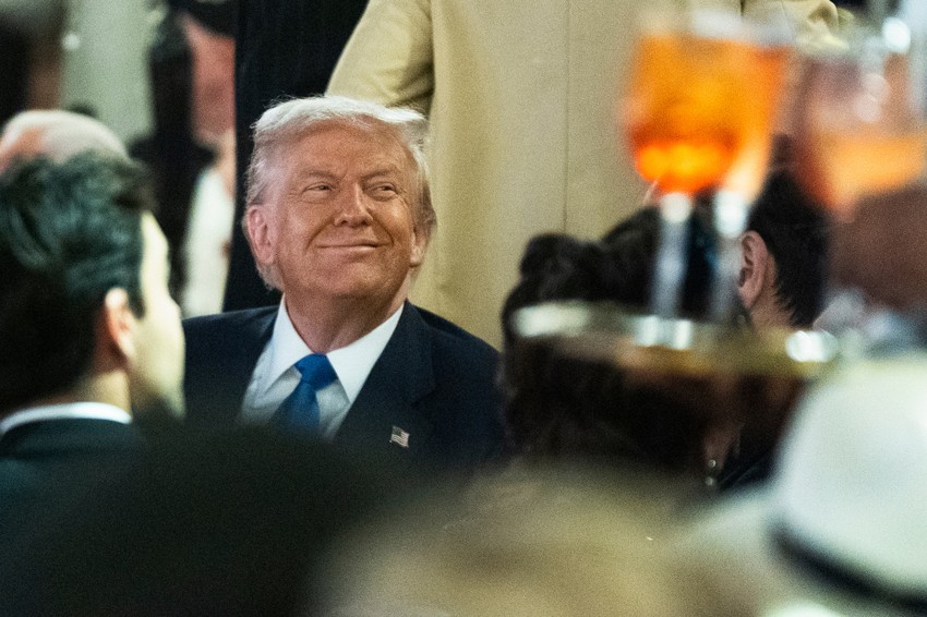 Donald Tramp na žurci na Noć veštica u Palm Biču 31. oktobra