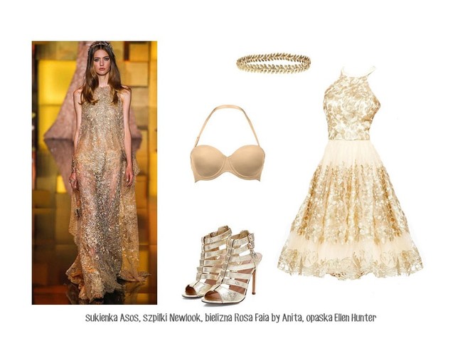 STYLIZACJE na sylwestra: złote boho