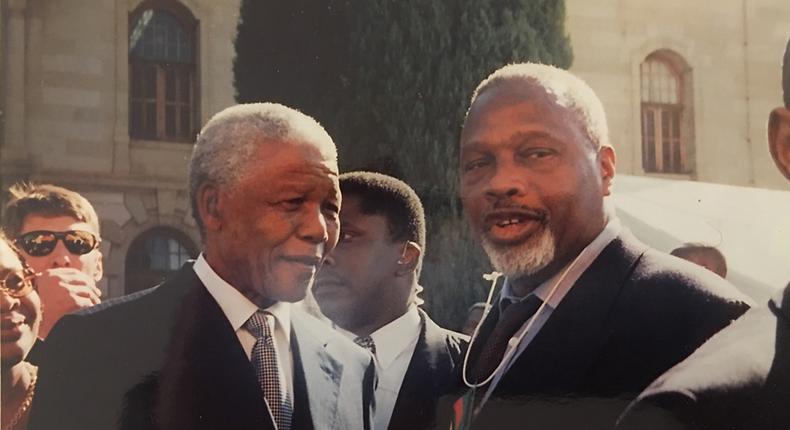Nelson Mandela et Amath Dansokho