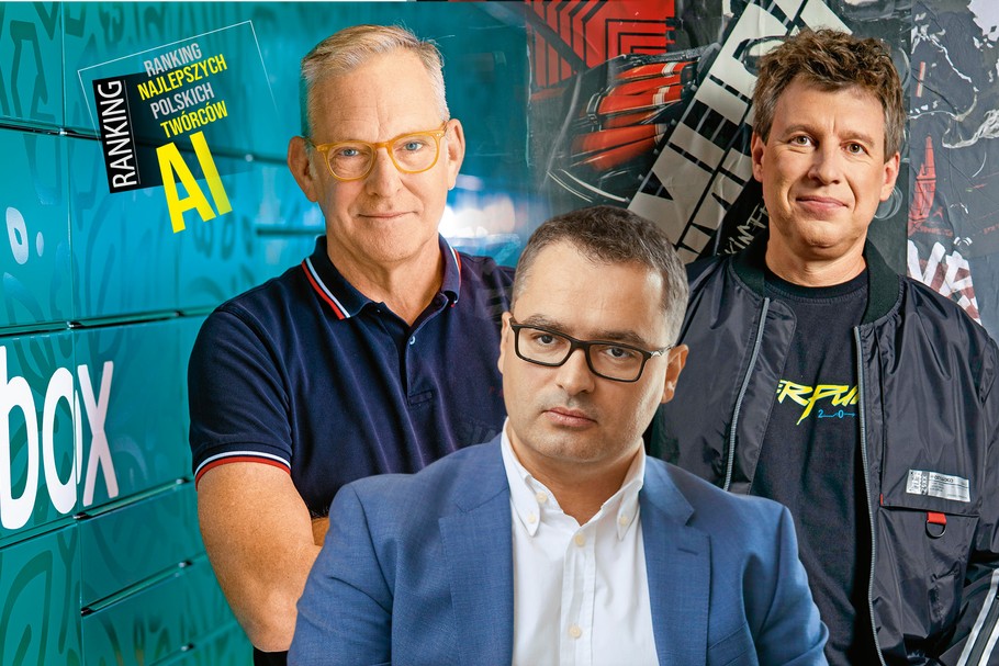 Od lewej: Tomasz Suchański (Żabka), Adam Kiciński (CD Projekt), Roy Perticucci (Allegro).