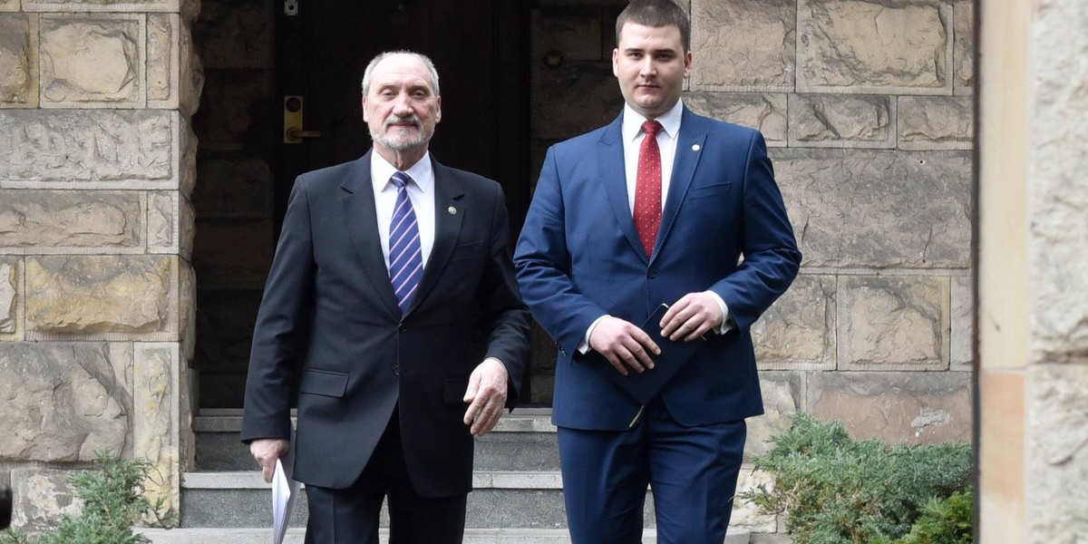 Antoni Macierewicz i Bartłomiej Misiewicz