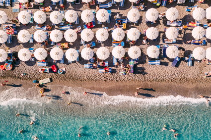 "Ruch ręcznikowy" w Grecji. Mieszkańcy walczą o darmowy dostęp do plaż