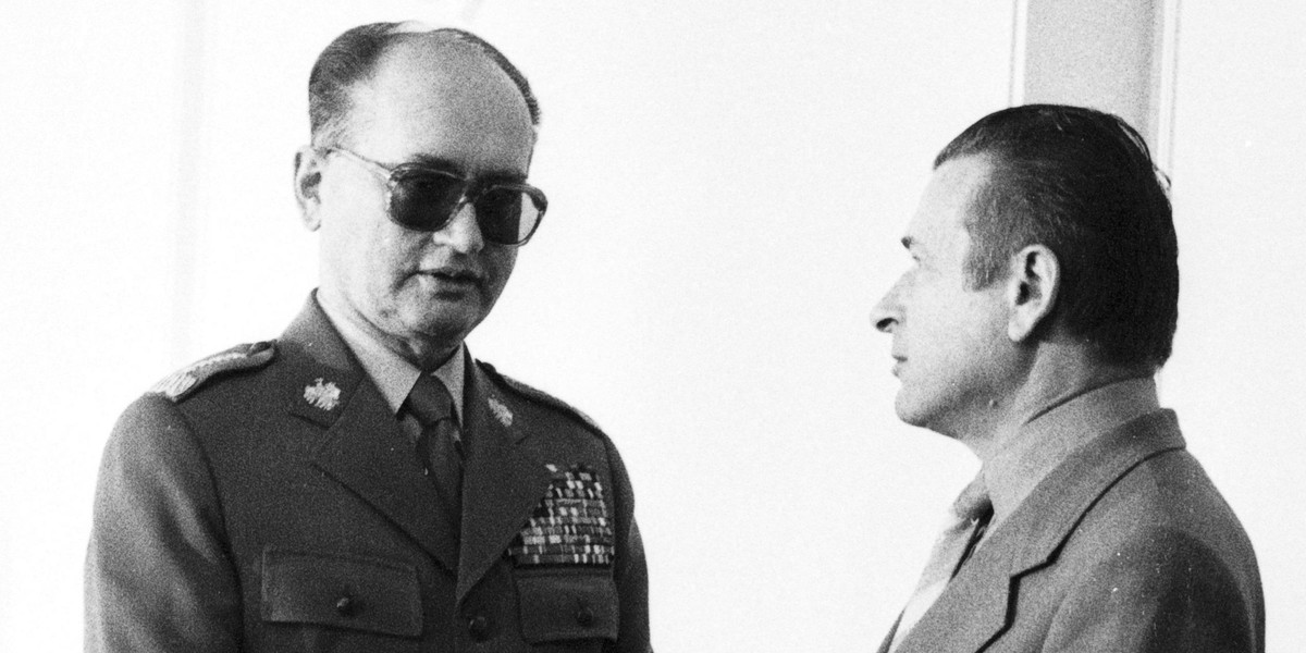 Wojciech Jaruzelski i Czesław Kiszczak