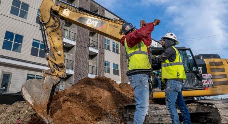 Construction work on a new apartment building in Austin, Texas.Brandon Bell/Getty Images