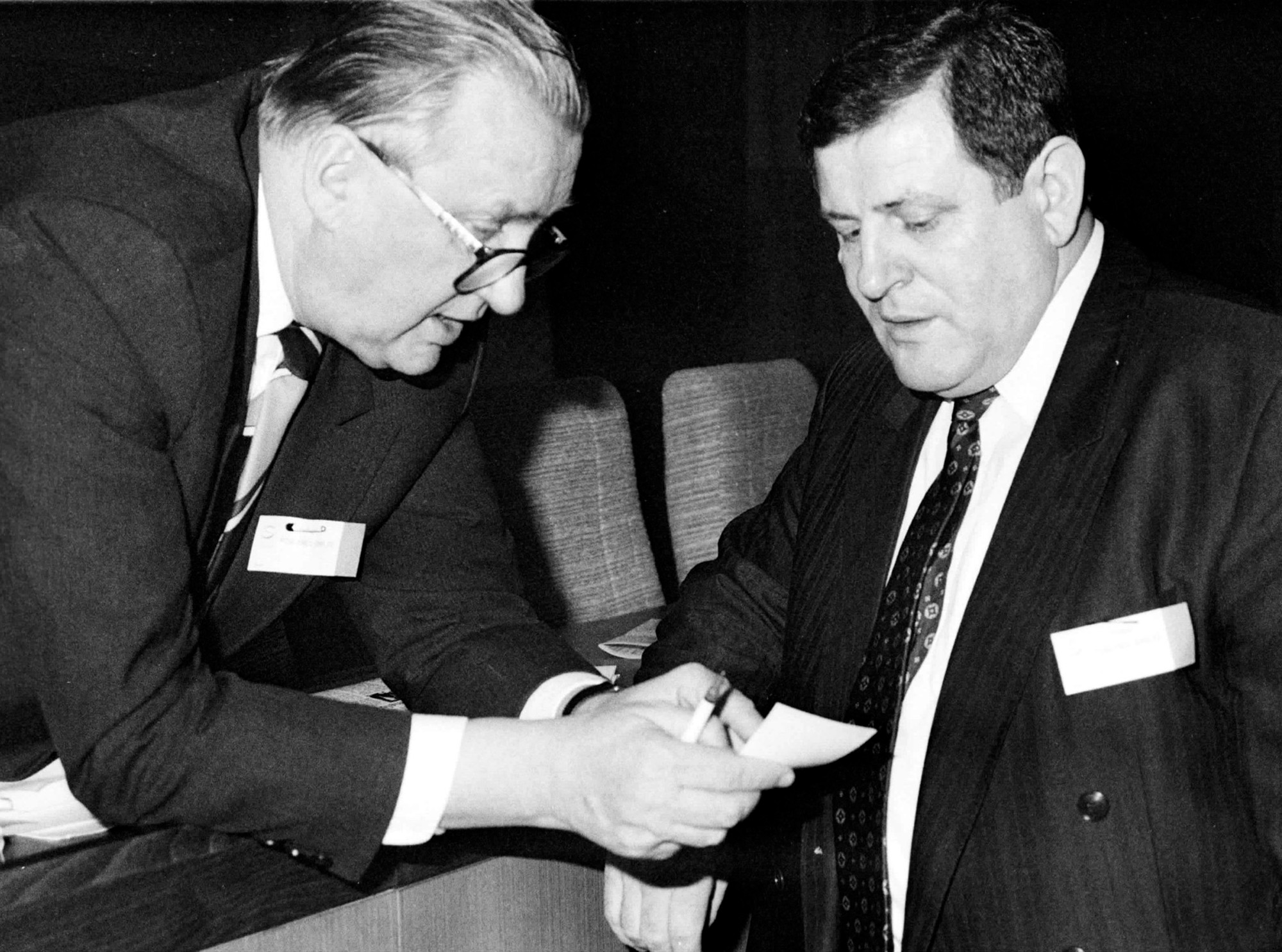 Michal Kováč a Vladimír Mečiar. 
