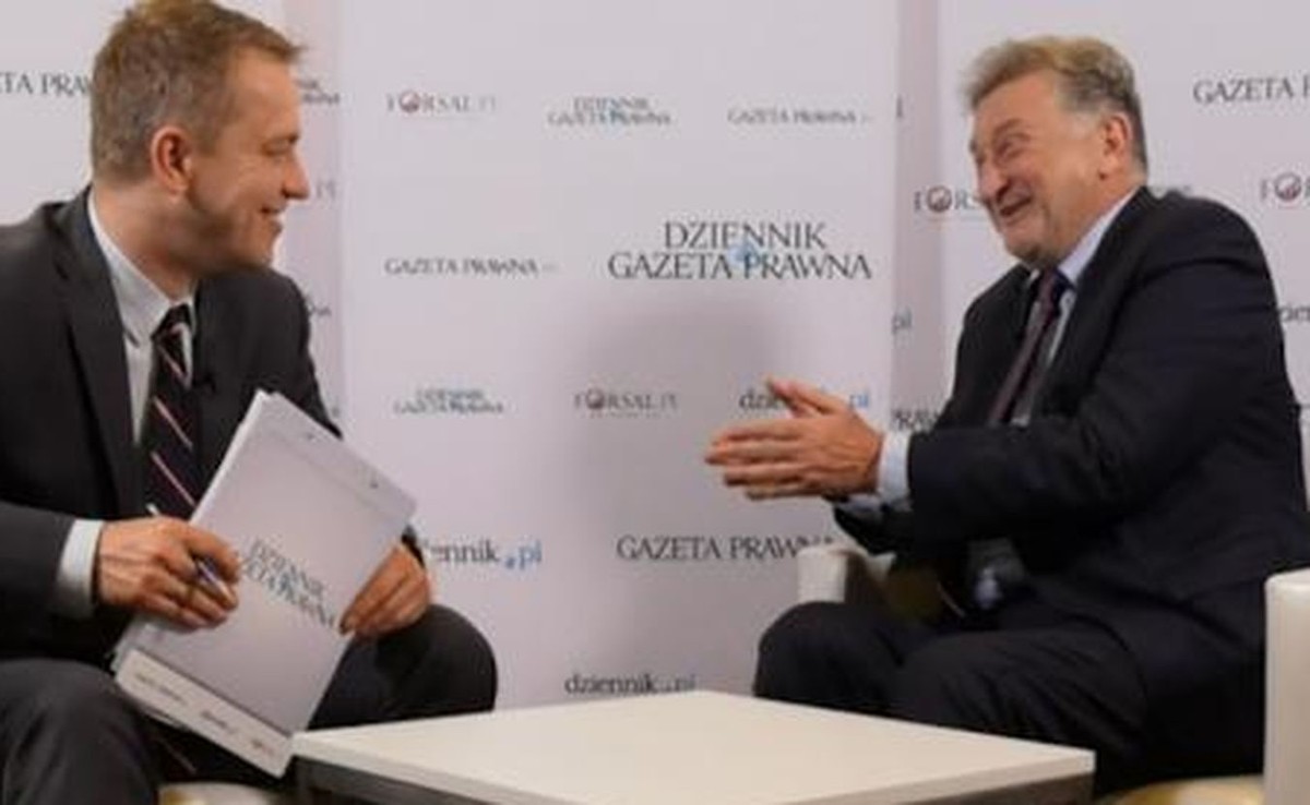 Ryszard Pieńkowski, prezes Infor.PL i Marek Tejchman, z-ca red.nacz DGP na Perłach Samorządu 2019