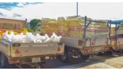 A cross section of the items donated to the IDPs in Plateau by Fidelity Bank Plc (Credit: NAN)