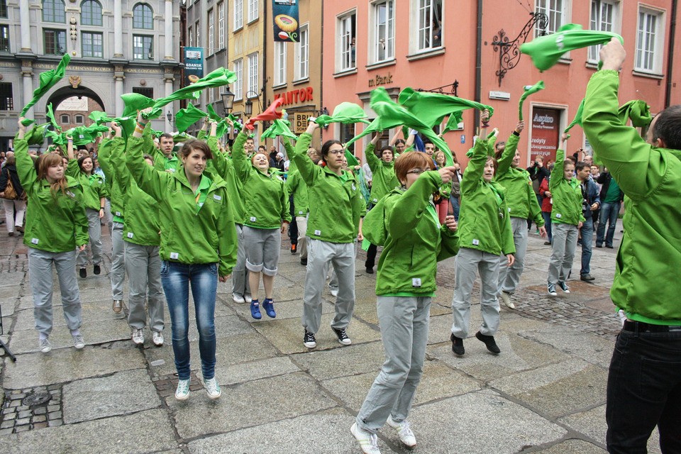 Flash mob w Gdańsku