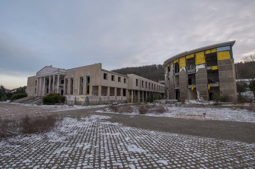 Opuszczony Hotel Murat w Redzie, Styczeń 2022