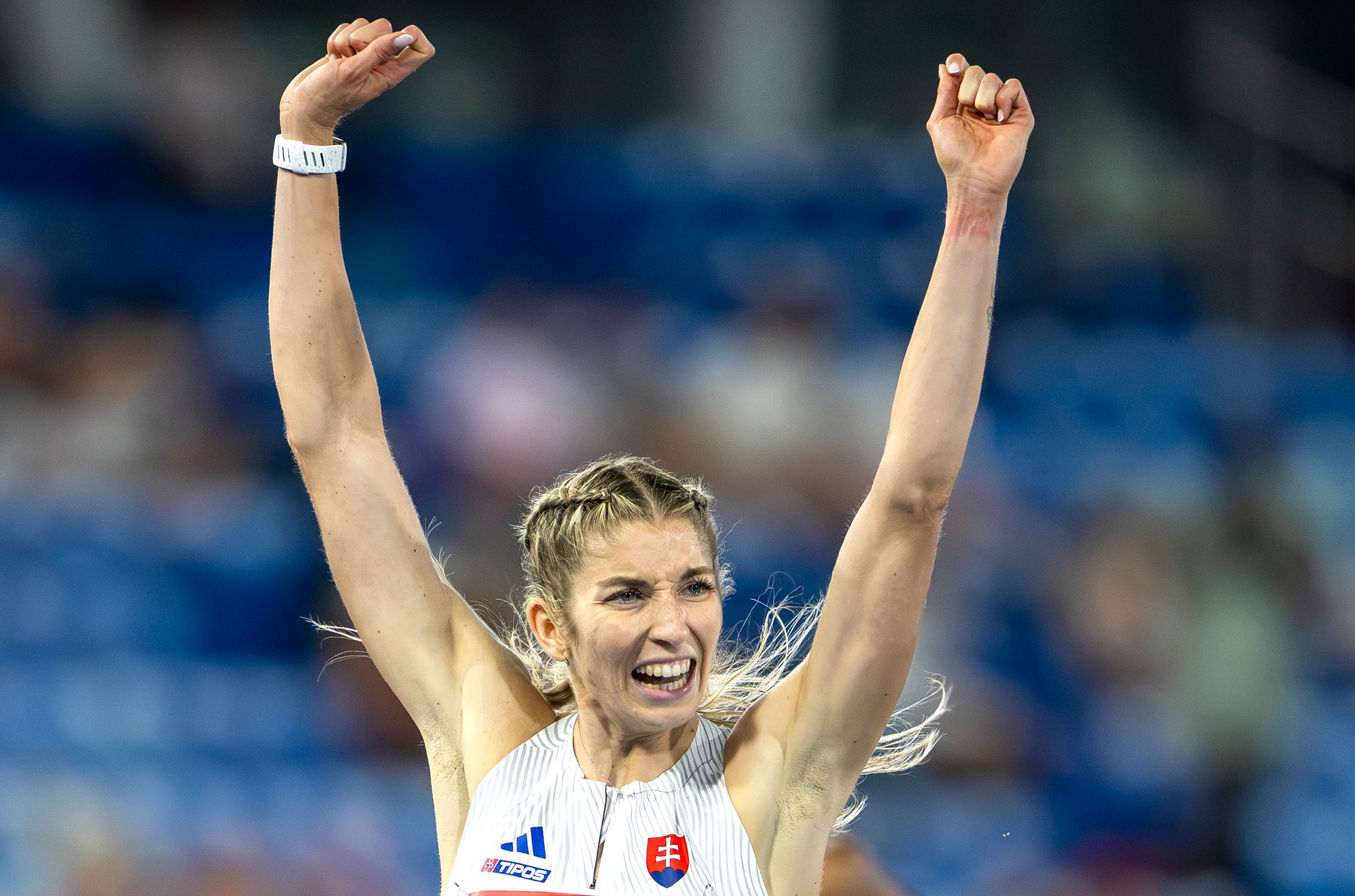 Slovenská atlétka Emma Zapletalová.