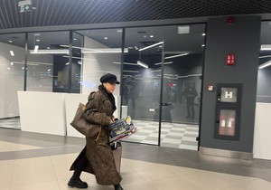 Milica Ristić na aerodromu