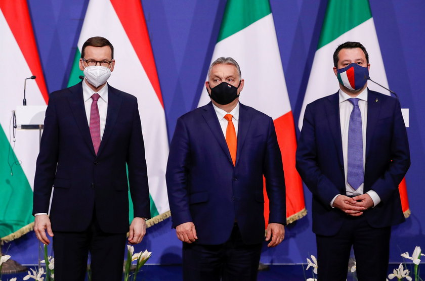 Mateusz Morawiecki, Victor Orban oraz Matteo Salvini