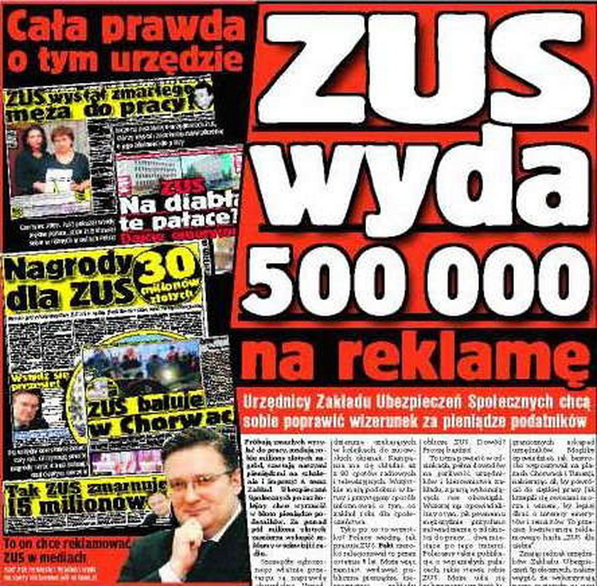 ZUS wyda 500 tys. zł na reklamę