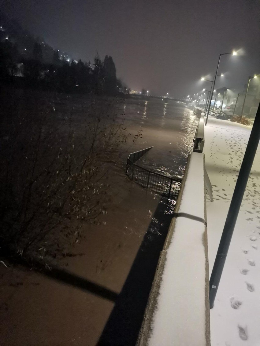 Uvedena vanredna odbrana od poplava na vodnoj jedinici "Lim - Prijepolje"