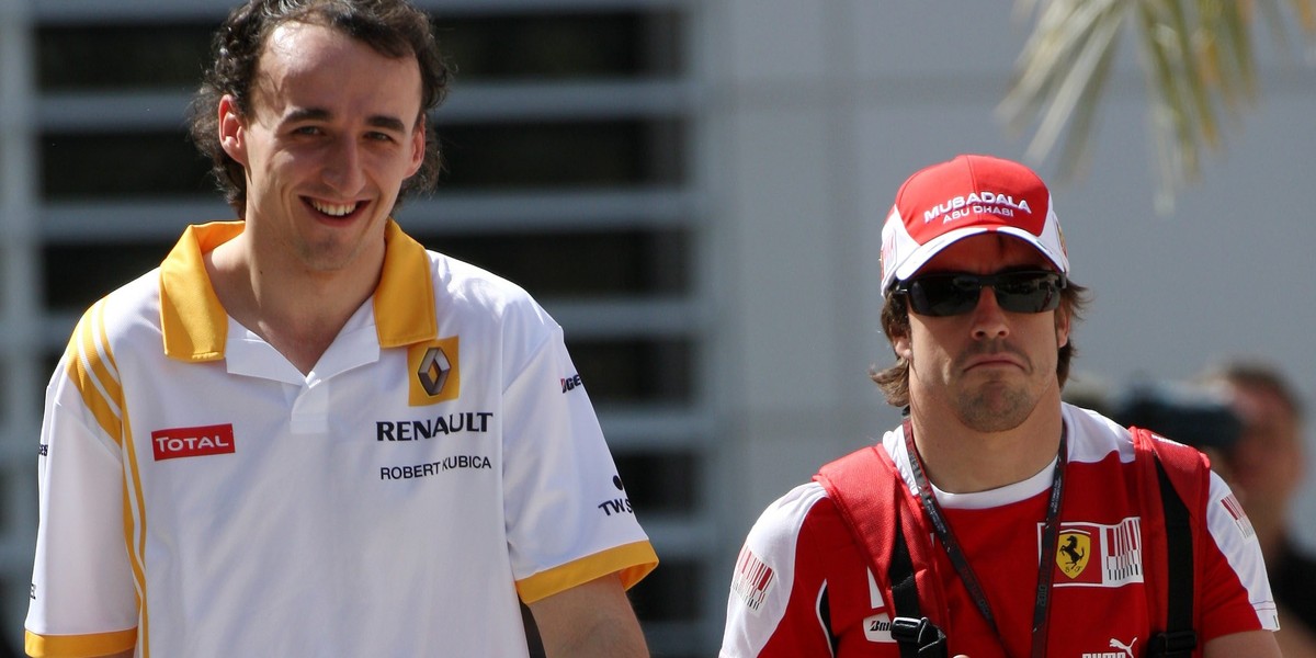 Robert Kubica, Fernando Alonso