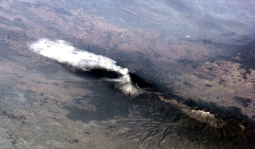 Meksyk. Erupcja wulkanu El Popo