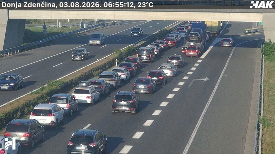 Gužve na putevima u Hrvatskoj