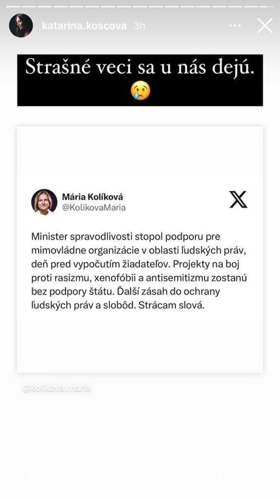 Rozhodnutie ju nenechalo chladnou.