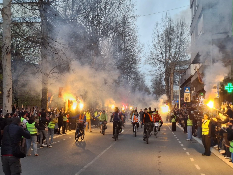 Doček studenata u Valjevu