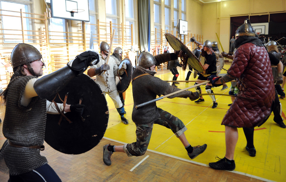 Trening wikingów z Armii Jomsborga