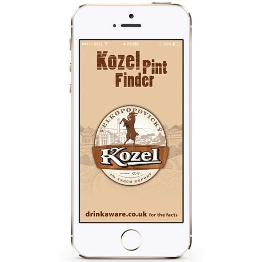 Kozel Pint Finder