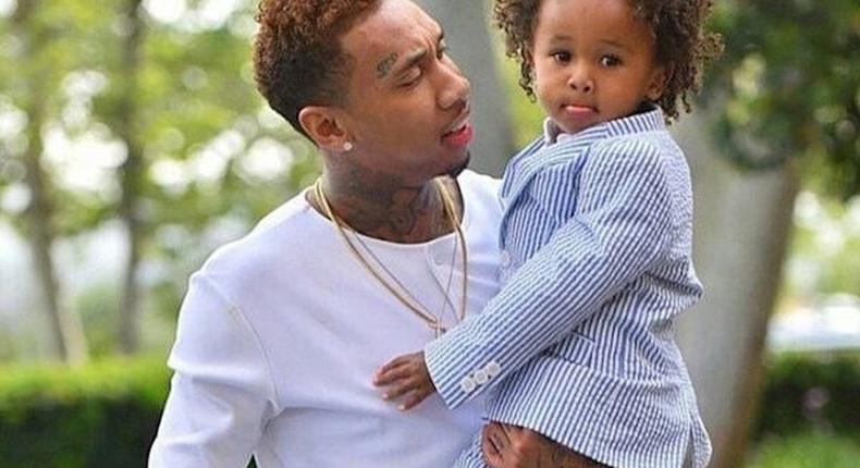 Tyga and son, King Cairo