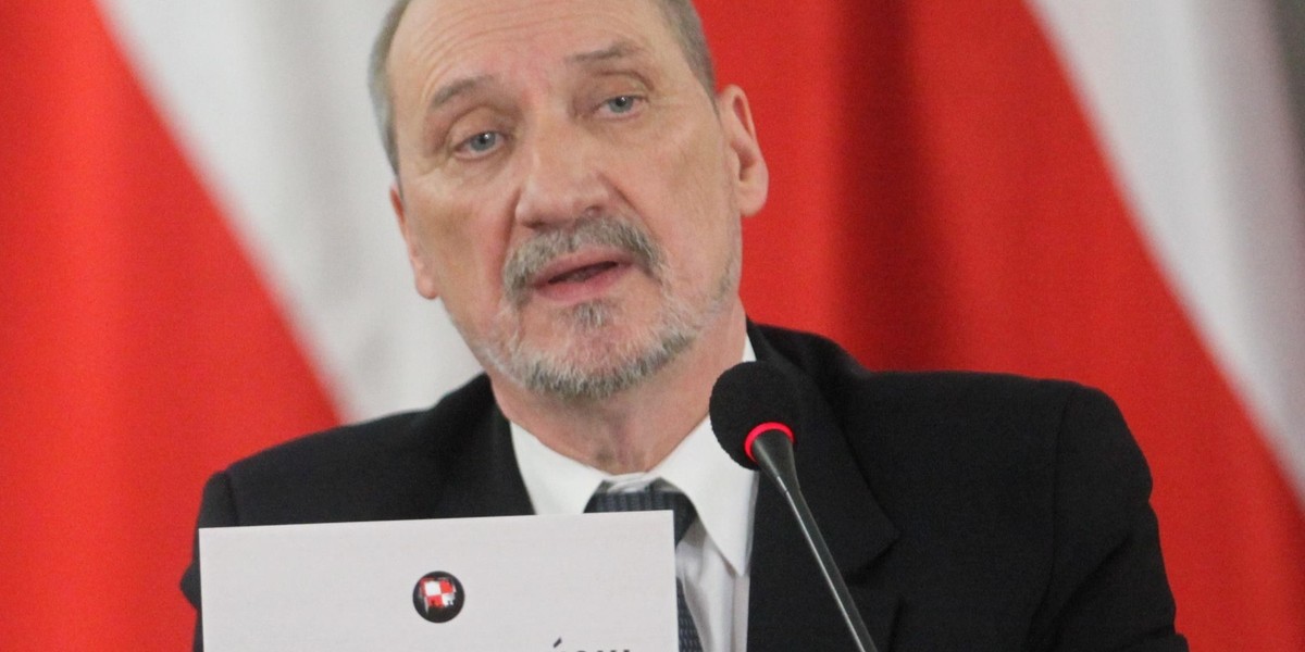 Minister Antoni Macierewicz