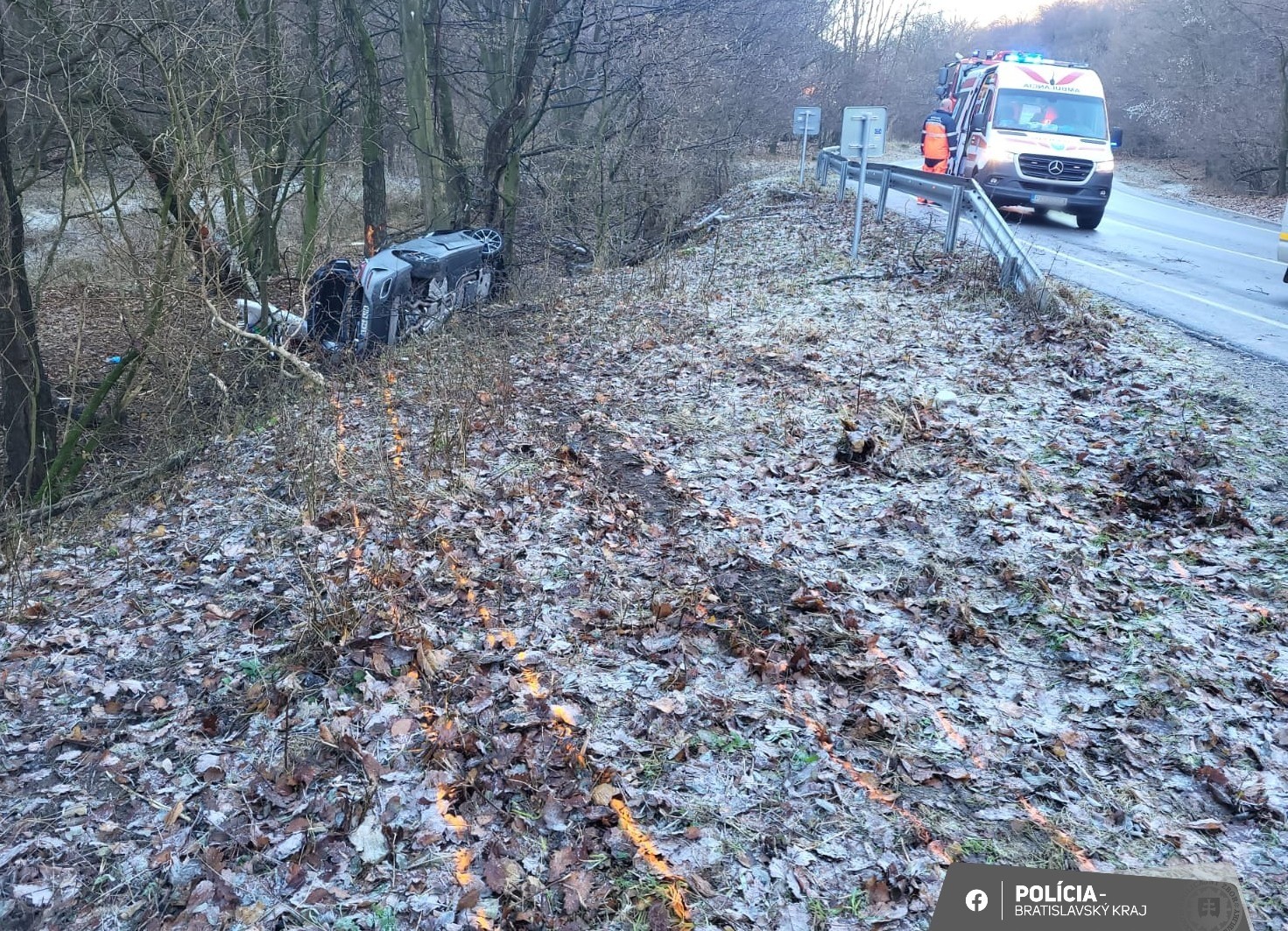 Pri dopravnej nehode na ceste II/503 z Pezinskej Baby smer Pernek zahynul vodič.
