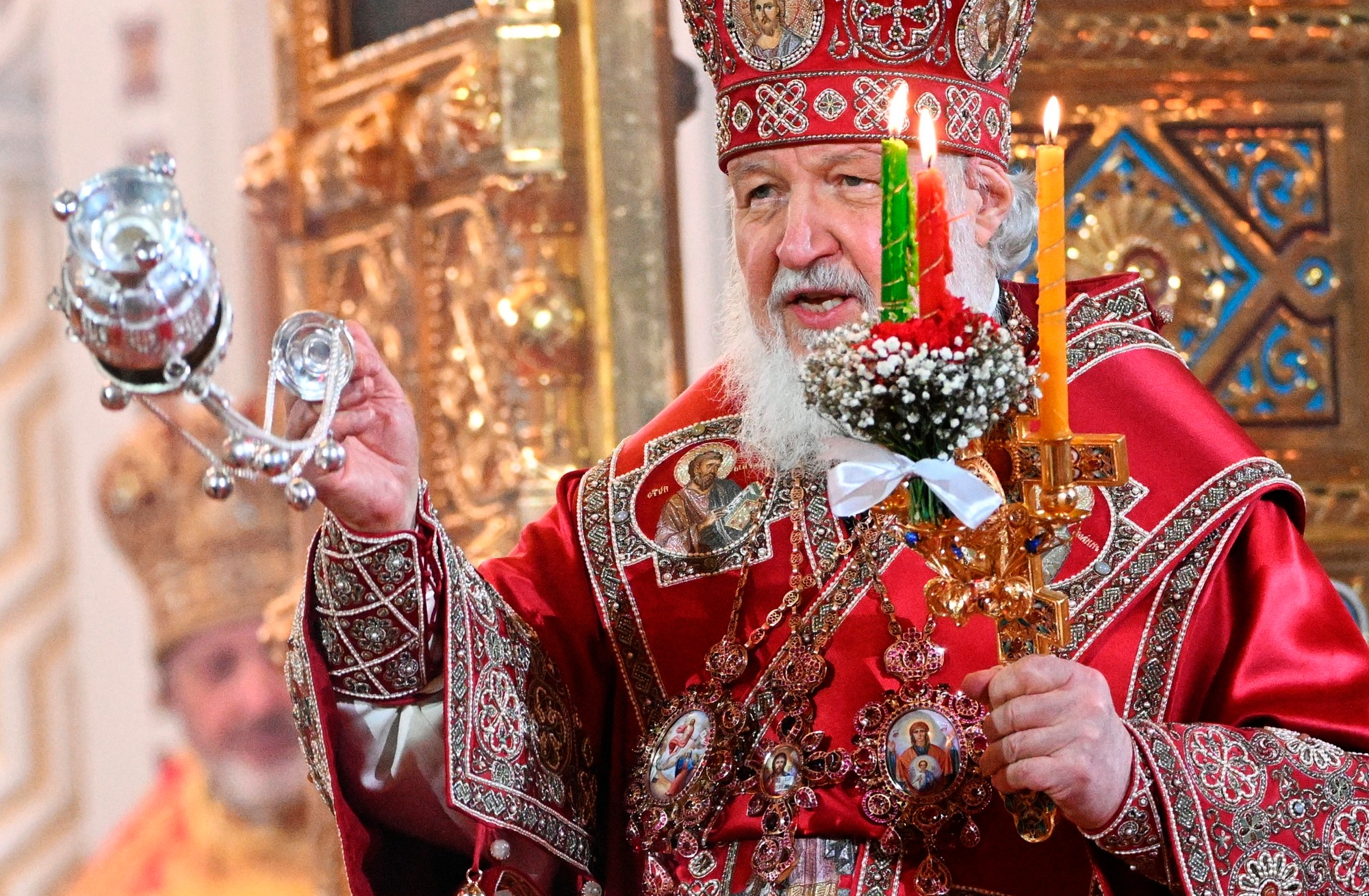 Moskovský patriarcha Kirill.