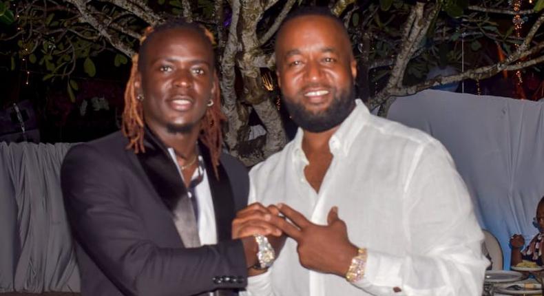 Governor Hassan Joho with Willy PAUL