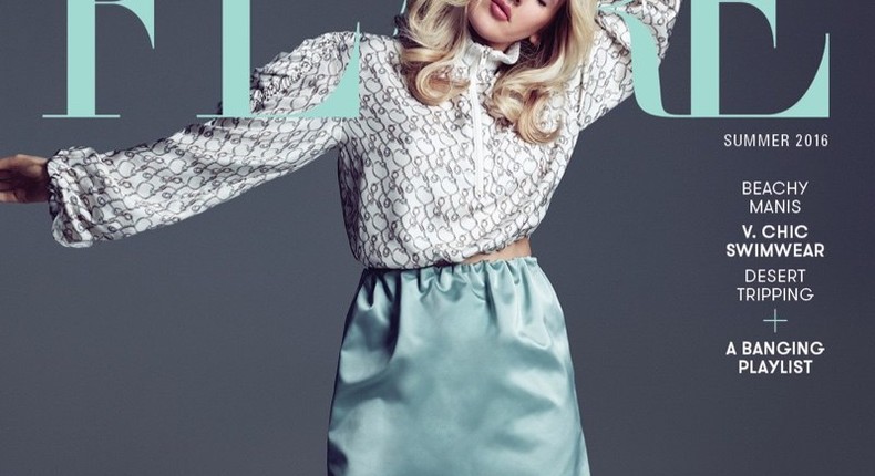 Ellie Goulding covers FLARE Magazine Summer 2016 issue