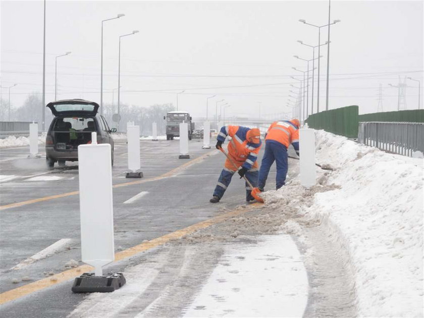 Odśnieżaja trasę