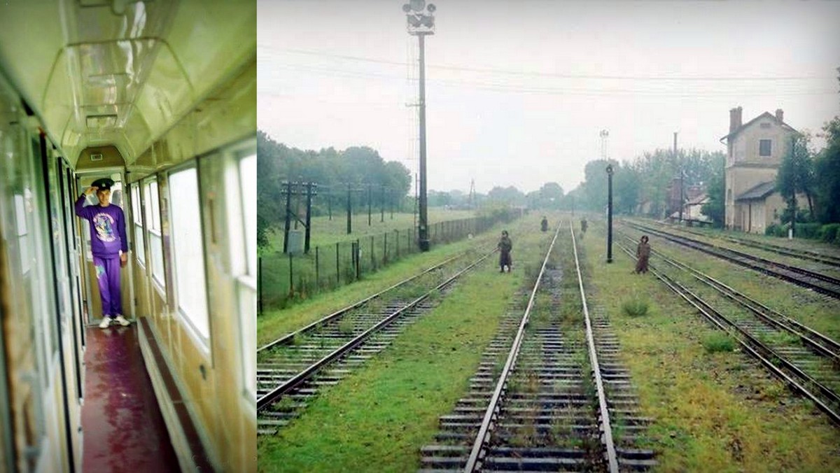 Pociąg tranzytowy z Przemyśla do Ustrzyk Dolnych i Zagórza, rok 1991