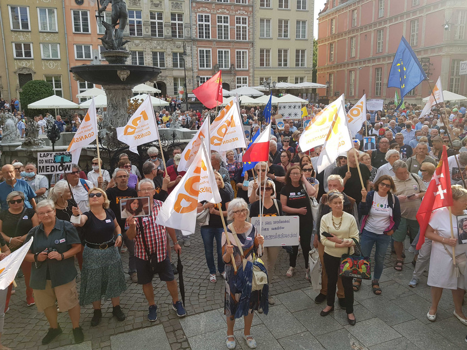 Protesty w Gdańsku
