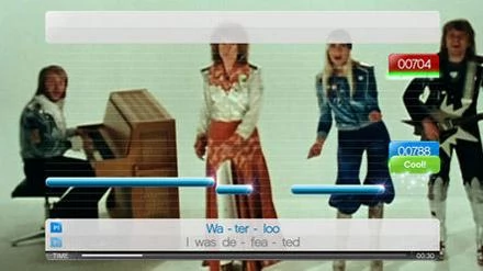 Screen z gry "SingStar ABBA"