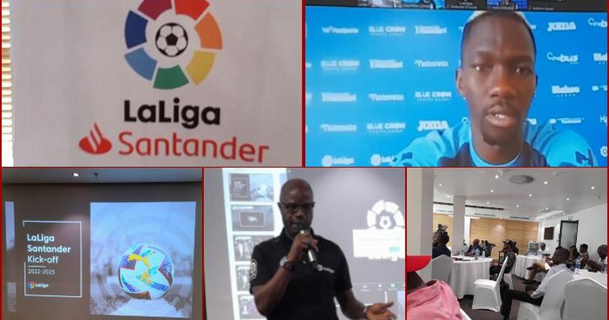 LaLiga Nigeria se reúne con los periodistas en un acto mediático en el regreso del fútbol español