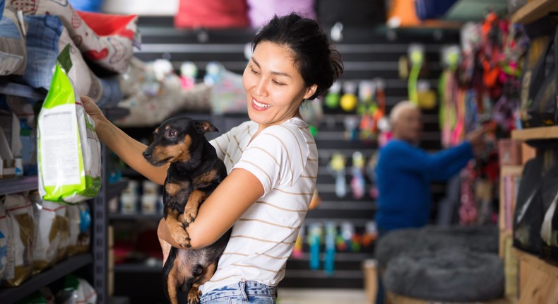 Pet food prices have jumped 14% in the past year.Getty Images